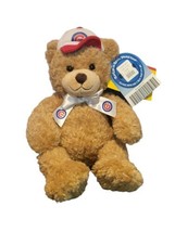 Build A Bear Chicago Cubs 2006 LEN The Bear Plush 14&quot; Go Cubbies Baseball - £19.78 GBP