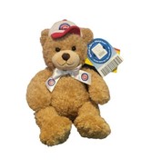 Build A Bear Chicago Cubs 2006 LEN The Bear Plush 14&quot; Go Cubbies Baseball - £19.47 GBP