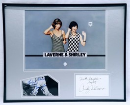Laverne &amp; Shirley Cast Signed Framed 16x20 Photo Display C Williams P Marshall - £235.35 GBP