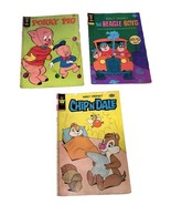 Gold Key &amp; Whitman Comics Porky Pig, Chip N Dale, &amp; Beagle Boys Lot Of 3 - $5.78