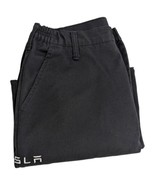 Tesla Work Pants Black Size 33x34 Redcap Stretch Waist - $34.65