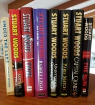 Stuart Woods Book Lot 11 Hardcover Under The Lake Paris Match Stone Barr... - £16.26 GBP