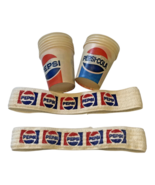 Vintage Pepsi Sweat Band Sweatband Head Band Lot - $238.30 MXN