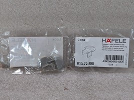 10 sets of 2 Hafele 833.72.855 Loox End Plastic Caps - Aluminum Profile ... - $8.09