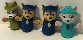 Paw Patrol lot of 4 Finger Puppets Figures - £3.88 GBP