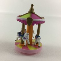 Polly Pocket Disney Magic Kingdom Castle Replacement Carousel Merry Go Round Toy - $17.77