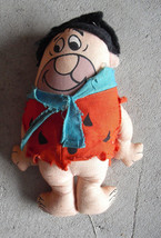 Vintage 1970s Knickerbocker Cloth Fred Flintstone Doll 6 1/2" Tall - £12.45 GBP