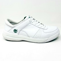 Timberland Harbor Racer White Green Leather Mens Casual Sneakers 54082 - $34.95