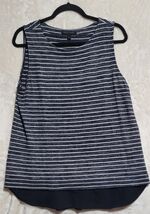 Banana Republic Cotton Blend Striped Tank Top Women's Size L - $17.09