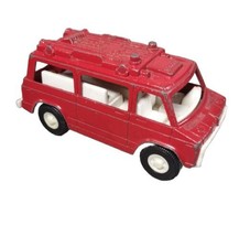 Vintage Tootsie Toy Ambulance Rescue Van Made in USA Red Rare 1970s - $9.86