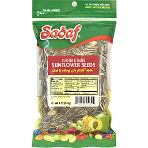 Sadaf Sunflower Seeds Roasted &amp; Salted 4 oz. - $7.91