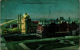 Notte Hotel Marlborough Blenheim Atlantic Città Nuovo Maglia Nj 1908 DB Postcard - £3.18 GBP