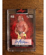 Hulk Hogan Autograph 2022 Leaf Pro Set Wrestling Card (105) - $240.10 CAD