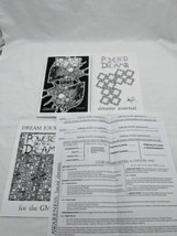 Lot Of (3) Powered By The Dreamer Apocalypse RPG Zine And Dreamer Sheets - $24.75