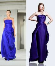 $5,000 Rubin Singer Stunning Dahlia Purple Evening Dress Gown Us 2 - £626.21 GBP
