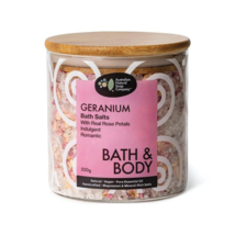 Australian Natural Soap Company Geranium Bath Salts 500g - £84.40 GBP