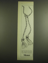 1971 Monet Rhapsody Lariat Ad - Do your own thing with an elegant fling - £14.55 GBP