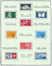 SWITZERLAND 1939-1948  Very Fine  Mint Stamps Hinged on list - £2.62 GBP