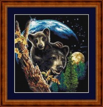 FIRSTBORN BLACK BEARS-pdf x stitch chart Original Artwork Steven Michael... - $12.00