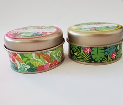 Candle in Tin, Set of 2, Lime Margarita and Mango Coconut, 3oz each image 3