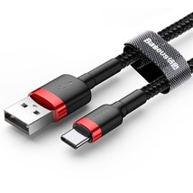 Baseus USB Type C Cable for Samsung S10 S9 Quick Charge 3.0 Cable USB C Fast Cha - £5.87 GBP