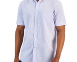 Club Room Men&#39;s Texture Check Stretch Cotton Shirt Fresh Orchid-Small - $16.99