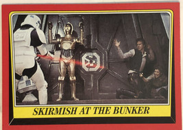 Vintage Star Wars Return of the Jedi trading card #60 Skirmish At The Bu... - $1.97