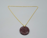 Tagliamonte Zodiac Intaglio Glass Pendant Medallion Necklace 14k Italy 9... - $338.62