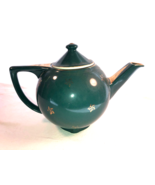 Green And Gold Hall 6 Cup Teapot And Lid 0740 Mint - £19.57 GBP