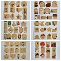 150 pcs Christmas Gift Wrapping Tags Stickers Self Name Tag Adhesive Sea... - £4.55 GBP