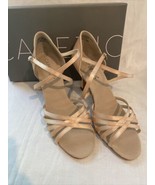 Capezio Rosa Ballroom Dance Shoes Sandals SD02S Women&#39;s 10.5 Wide Pink - £29.87 GBP