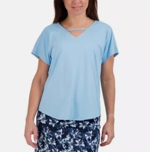 Tranquility by Colorado Clothing Ladies&#39; Size Small Short Sleeve Top, Sky Blue - £10.92 GBP