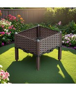 SOGA 40cm Raised Planter Box Vegetable Herb Flower Outdoor Plastic Plant... - $39.90