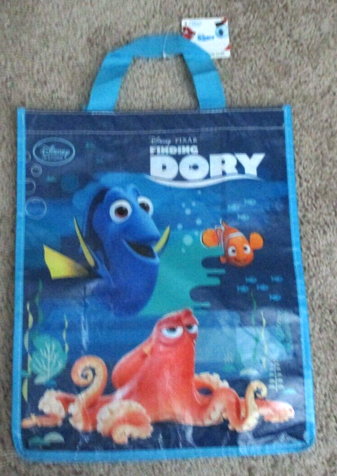 DISNEY PIXAR FINDING DORY TOTE BAG FROM DISNEY STORE WITH TAG REUSABLE - $7.91