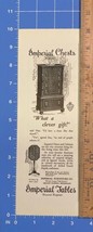 Vtg Print Ad Imperial Furniture Chests Tables Cabinets Grand Rapids MI 1... - £6.89 GBP