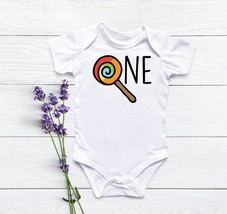 candy Onesie®, baby Onesie®, baby shower gift, sweet one Onesie®, first birthday - £14.70 GBP