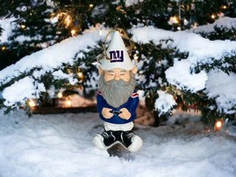 Team Sports America NFL New York Giants Football Garden Gnome Christmas Ornament - £10.94 GBP