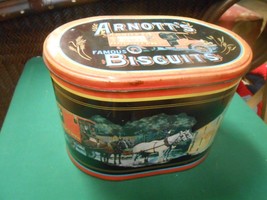 Great ARNOTT&#39;S Famous BISCUITS  Large Tin CANISTER - $17.41