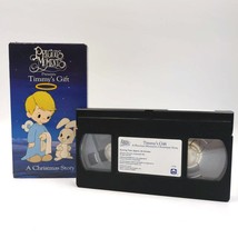 Precious Moments Presents Timmy&#39;s Gift a Christmas Story 1991 VHS Cartoo... - £6.22 GBP