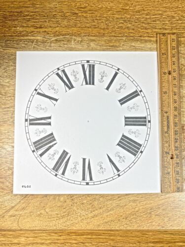 6 5/16 Inches Diameter Clock Paper Dial, Roman Numbers  (Lot 217) - $6.98