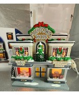 Dept 56 CHRISTMAS Snow Village MIDTOWN SHOPS #55334 RETIRED w/Light &amp; Bo... - $75.00