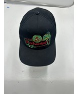 Vintage 1995 Budweiser Beer Iguana Lizards Snapback Black Hat - $455.92 MXN