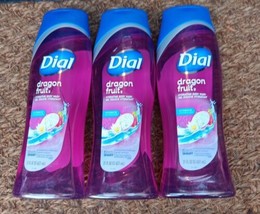 3 Dial Dragon Fruit Hydrating Body Wash Gel Soap Discontinued (ZZ31) - $49.50