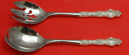 Irian by Wallace Sterling Silver Salad Serving Set 2pc HHWS Custom Made ... - $204.04