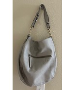 JESSICA SIMPSON Quartz Celina HoboBag Gray Gold Chain Purse - $498.76 MXN