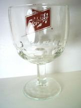Schlitz Beer Goblet Thumbprint Dimpled The beer that made Milwaukee Vintage - $10.94