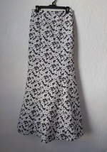 Xscape White Floral Jacquard Formal Mermaid Maxi Skirt Women size 8 Lini... - £19.83 GBP