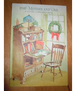Vintage Hallmark Parchment Mother &amp; Dad Christmas Card 1978 - $8.15 CAD
