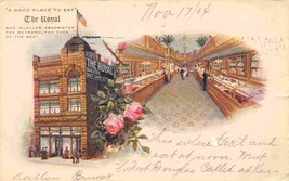 The Royal Metropolitan Cafe Bakery Interior Salt Lake City Utah 1904 pos... - £6.27 GBP