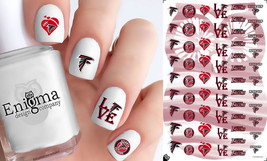 Atlanta Falcons Nail Decals - Vol I (Set of 59) - £3.94 GBP